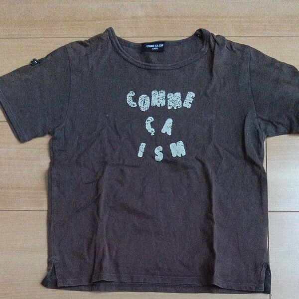 130cm ブラウン 半袖Tシャツ COMME CA ISM