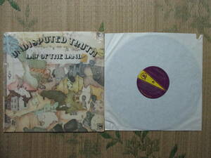LP The Undisputed Truth「LAW OF THE LAND」輸入盤 G963L シュリンク付 カットアウト 美盤 ジャケットのカット部分にシワ