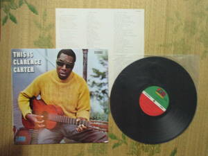 LP Clarence Carter「THIS IS …」名作! 国内盤 P-6028A 帯無し 盤・ジャケットとも綺麗なるも解説・歌詞にシミ