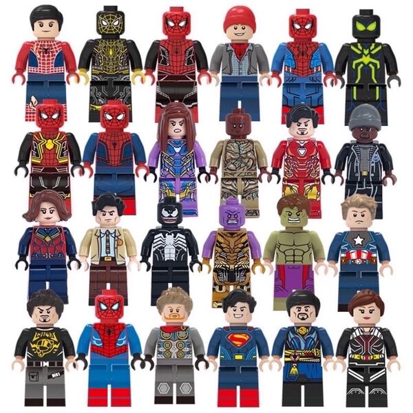 レゴ互換 アベンジャーズ スパイダーマン スーパーマン ミニフィグ 24