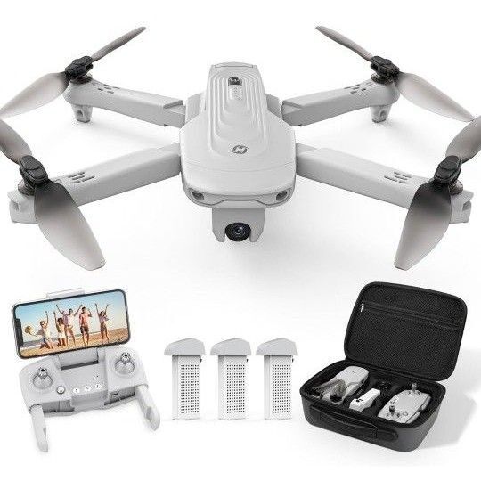 ドローン カメラ付き 屋外 ドローン GPS搭載 折り畳み式 4Kカメラ付き 200g未満 バッテリー3個 収納ケース付き
