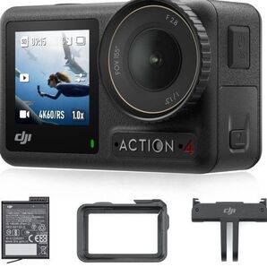 Osmo Action 4 エッセンシャルコンボ 4K/120fps対応 防水アクションカメラ 1/1.3インチセンサー搭載