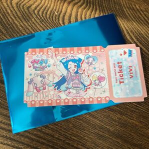 アイプリ アイプリワールド ビビ チケット風ステッカー