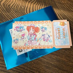 チケット風ステッカー リンリン アイプリ アイプリワールド