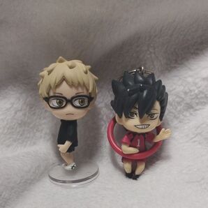 ハイキュー!!マスコット フィギュア キーホルダー 月島蛍 黒尾鉄朗
