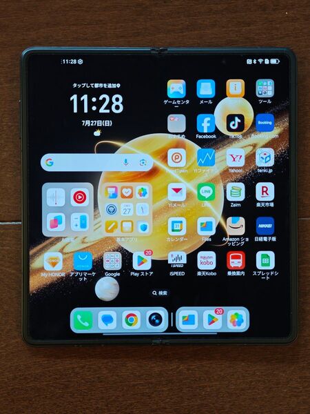 【美品】honor magic v3 global version 12GB/512GB 緑 折り畳みスマホ