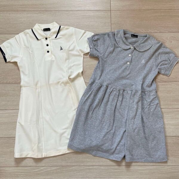 140cm 半袖ワンピース 女の子 キッズ 子供服 昭和レトロ
