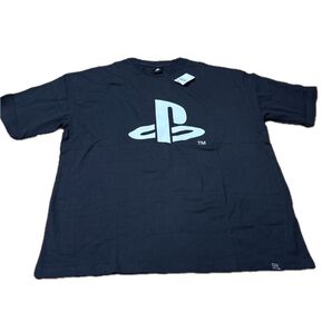 L tシャツ プレイステーション Play プレステ ブラック 半袖 新品