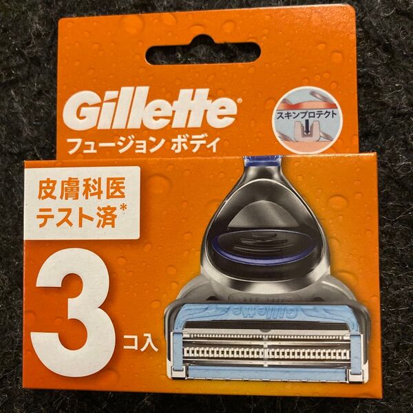 ジレット フュージョンボディ 替刃 3個入