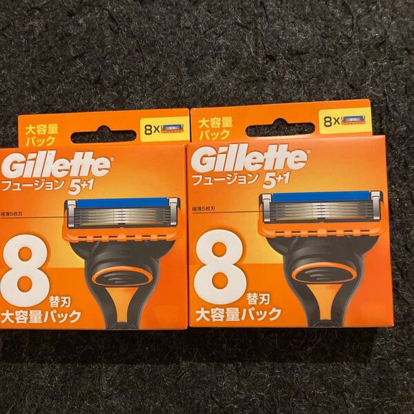 ジレット フュージョン 替刃 8個入り×2セット