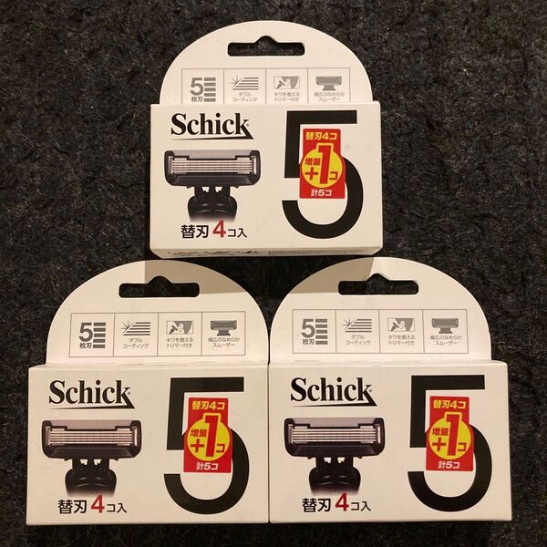 Schick5 シック5 替刃 4個入り × 3セット