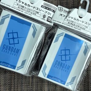 新品未開封 ガンダムカードゲーム オフィシャルカードスリーブ ガンダムカードロゴ