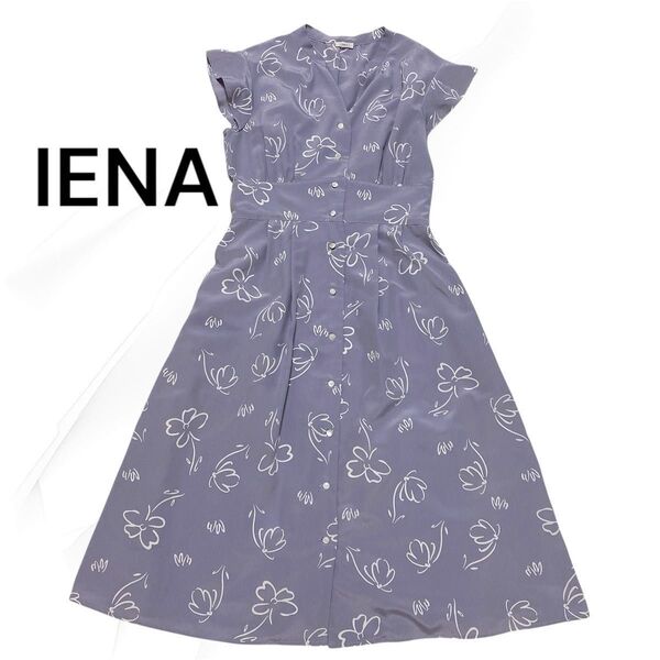 IENA イエナ デシンプリントワンピース 36 Sサイズ相当