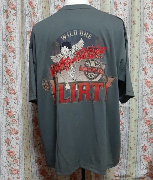 BETTY BOOP バイカーベティ Tシャツ Lサイズ 未使用タグ付き