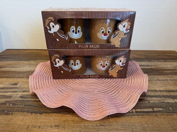 ディズニー チップ & デール マグカップ 2個セット ペアマグ PAIRMUG
