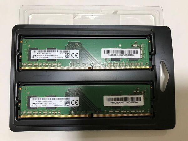 Micron DDR4-3200HMz 16GB(8GB×2枚)