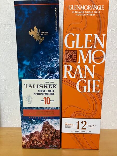 グレンモーレンジ オリジナル12年 700ml 1本 タリスカー 10年 700ml 1本 値下げ不可
