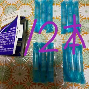 with プルームテックプラス 純正カートリッジ パープルミント 12本
