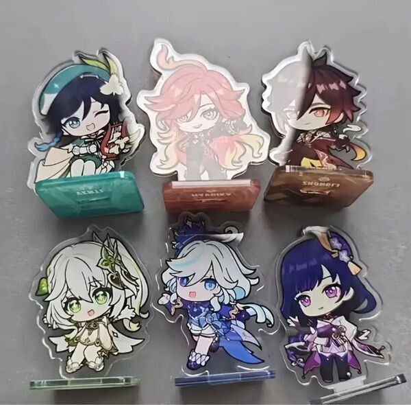 新品 原神 アクリルスタンド 雷電 鍾離 ナヒーダ アニメ ゲーム コレクション