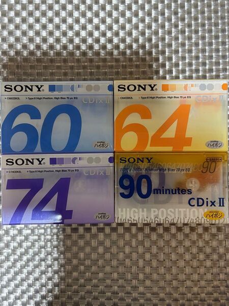 SONY カセットテープ ハイポジションCDixⅡ