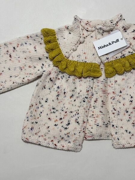 misha&puff ruffle cardigan 12-18m