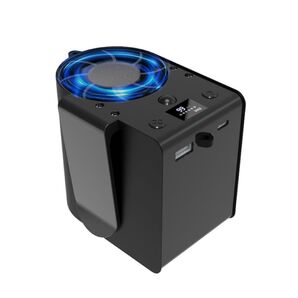 腰掛け扇風機 21000mAh大容量 1台6役 ウエストファン ベルトファン 7段階調節 LEDライト 5V/3A PSE認証済