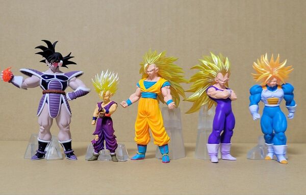 DG ドラゴンボール 改 サイヤ人伝説 孫悟空 孫悟飯 ベジータ トランクス ターレス SP含む全5種セット