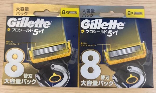 ジレット プロシールド 8替刃 2個