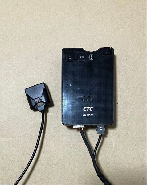 DENSO ETC車載器 アンテナ分離型 音声案内タイプ 軽自動車登録済み 新スプリアス規格対応 セキュリティ