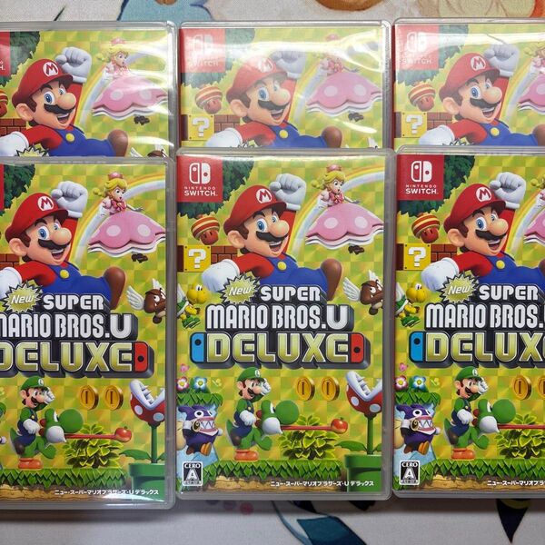 6本 セット【Switch】 NewスーパーマリオブラザーズUデラックス マリブラ