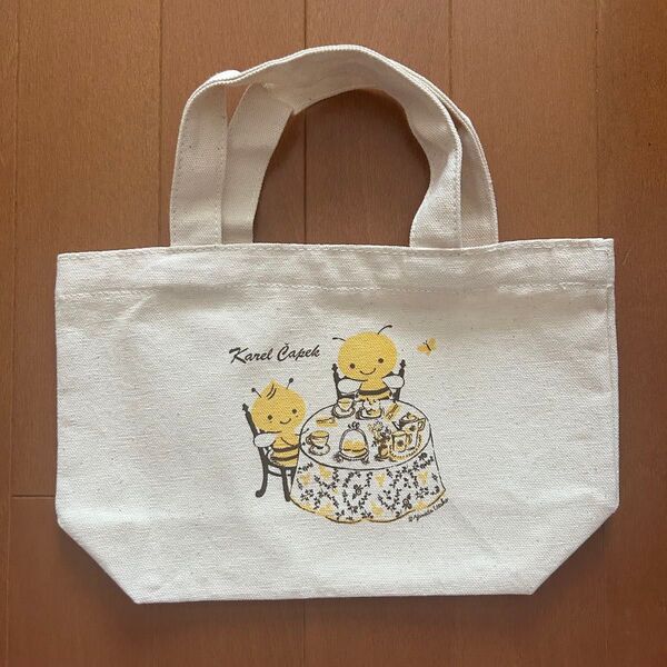 カレルチャペック トートバッグ マチ付き