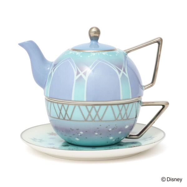 Disney Francfranc アナ雪 ティーフォーワン 新品 カップ ソーサー ティーポット 食器