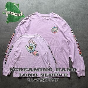 【即日発送・国内古着】サンタクルーズ スクリーミングハンド ロンT 長袖 古着 Tシャツ 長袖Tシャツ 長袖カットソー