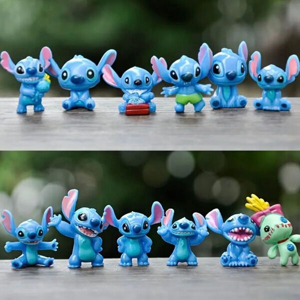 スティッチ ディズニー ミニフィギュア 12個セット フィギュア