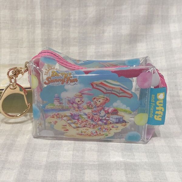 ダッフィー サニーファン ミニポーチ ダッフィー シェリーメイ ジェラトーニ ステラルー ディズニーシー TDS ピンク