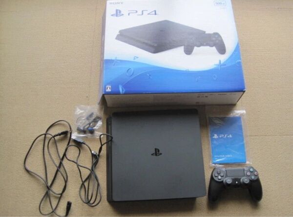PlayStation4 (CUH-2200A) 本体 500GB SONY ソニー ジェットブラック おまけ付き!