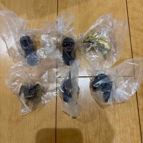 一番くじ ゴジラ 大怪獣列伝G G賞 モンスターヘッドマグネット 全6種