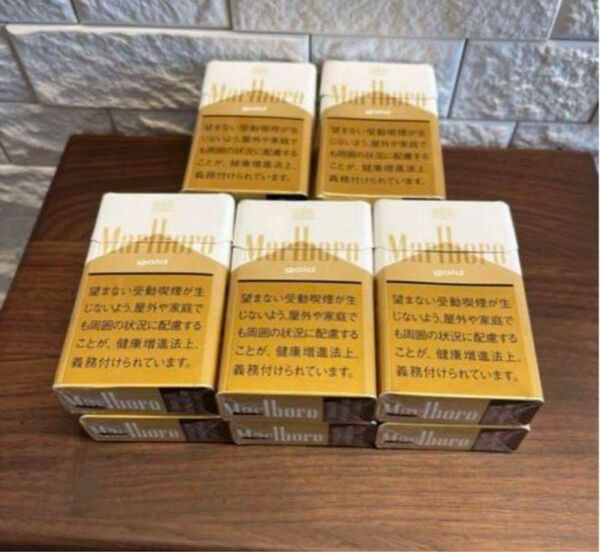 たばこ タバコ 空き箱 工作素材 マルボロ ゴールド 10箱