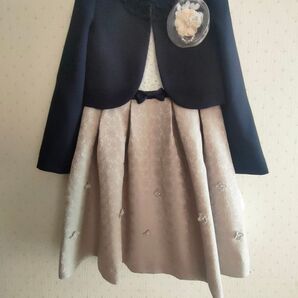 女の子 フォーマル ワンピース ボレロ セット 130cm