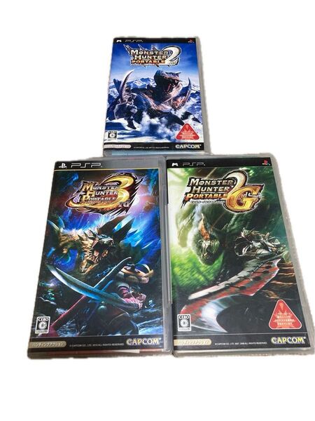 PSP モンスターハンター ポータブル 2nd G 3rd モンハン セット まとめ