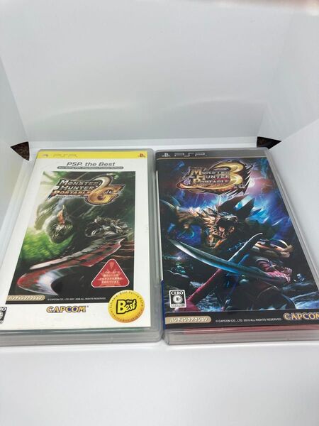 h-4 PSP モンスターハンターポータブル 2nd G 3rd ソフト Best the モンハン CAPCOM
