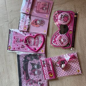 マイメロ クロミ Happyくじ アニバーサリー 6点セット