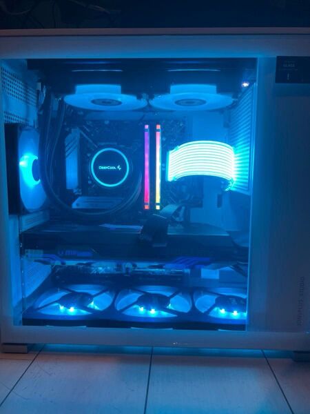 白いゲーミングPC i5-13600K RTX3080 NVME