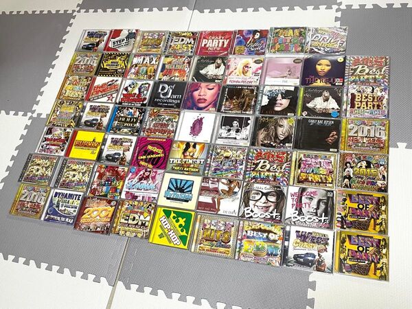 洋楽 HIPHOP R&B MIX DJ CD62枚まとめ売り 作業用BGM等に