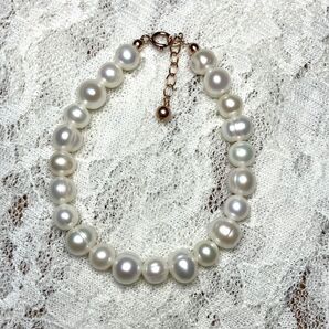14kgf 淡水パール ブレスレット