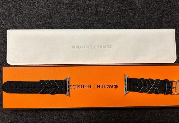 新品 Apple Watch エルメス 46mm(黒/グレー)シンプルトゥール Apple HERMES エルメス Watch
