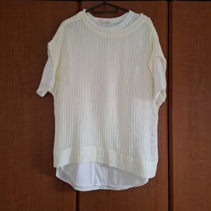 Tシャツ 半袖 サマー ニット