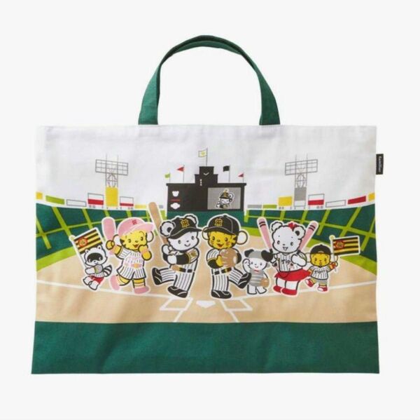 familiar ファミリア コラボ 阪神タイガース レッスンバッグ トートバッグ