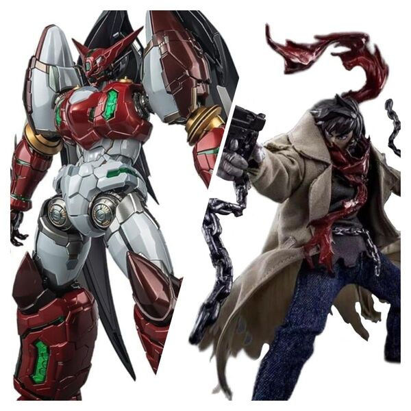 CCSTOYS 鉄魄[MORTAL MIND 真ゲッター1 スタースラッシャーVer. & 1/12 FigScript 流竜馬
