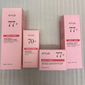 アヌア 桃 トナー セラム クリーム 乳液 4点セット